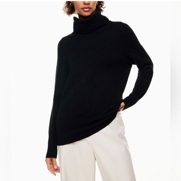 Aritzia Sweaters - Aritzia The Group by Babaton Plutarch‎ Sweater Sz Medium in Black Turtleneck